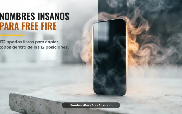 Nombres insanos para Free Fire 2026 que den miedo